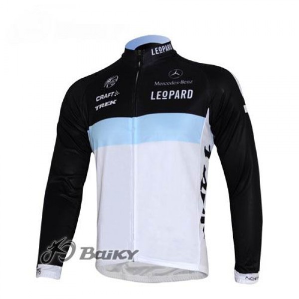 Leopard trek Pro Team Fahrradtrikot Langarm Weiß Schwarz ICAJ386 Leopard trek Pro Team Fahrradtrikot Langarm Weiß Schwarz ICAJ386