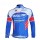 Omega Pharma-Quick Step innergetic Fahrradtrikot Langarm Blau Weiß OGNO507