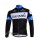 Garmin Barracuda Pro Team Fahrradtrikot Langarm Schwarz Blau QGFB755