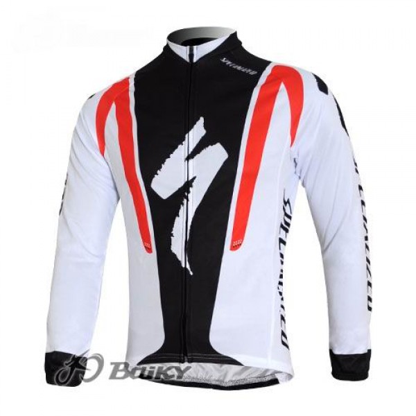 Specialized Pro Team S-Works Fahrradtrikot Langarm Weiß Schwarz Rot URCX419 Specialized Pro Team S-Works Fahrradtrikot Langarm Weiß Schwarz Rot URCX419