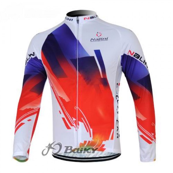 Nalini Pro Team Fahrradtrikot Langarm Rot Weiß YSHY534 Nalini Pro Team Fahrradtrikot Langarm Rot Weiß YSHY534