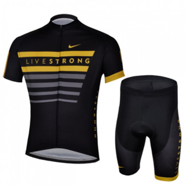 2013 Livestrong Radtrikot Kurzarm und Kurz Radhose Kits Schwarz Gelb IERB247 2013 Livestrong Radtrikot Kurzarm und Kurz Radhose Kits Schwarz Gelb IERB247