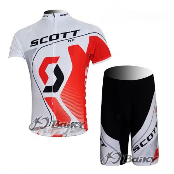 Scott Racing Team Radbekleidung Radtrikot Kurzarm und Fahrradhosen Kurz Weiß Rot JDEM140 Scott Racing Team Radbekleidung Radtrikot Kurzarm und Fahrradhosen Kurz Weiß Rot JDEM140