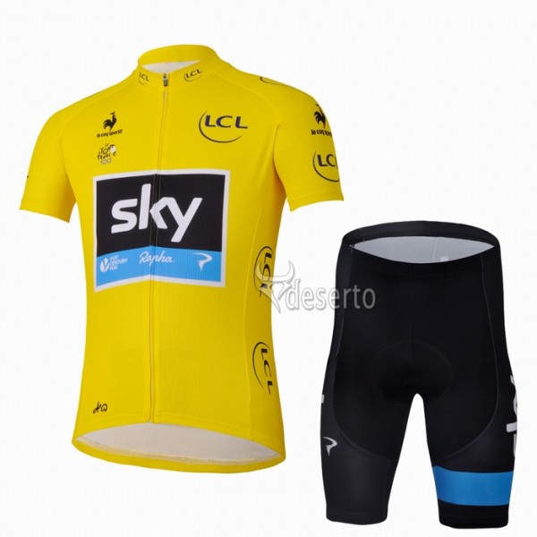 2013 Team Sky Gelbes Trikot Radbekleidung Radtrikot Kurzarm und Fahrradhosen Kurz NOCS323 2013 Team Sky Gelbes Trikot Radbekleidung Radtrikot Kurzarm und Fahrradhosen Kurz NOCS323