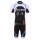 2013 Cube Radtrikot Kurzarm und Kurz Radhose Kits Weiß Schwarz PZJH744