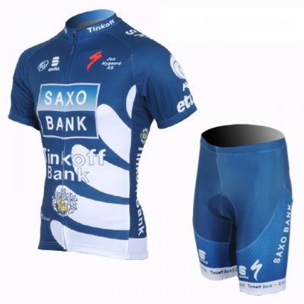 2013 Saxo Bank Tinkoff Pro Team Radtrikot Kurzarm und Kurz Radhose Kits Blau RNDZ398 2013 Saxo Bank Tinkoff Pro Team Radtrikot Kurzarm und Kurz Radhose Kits Blau RNDZ398