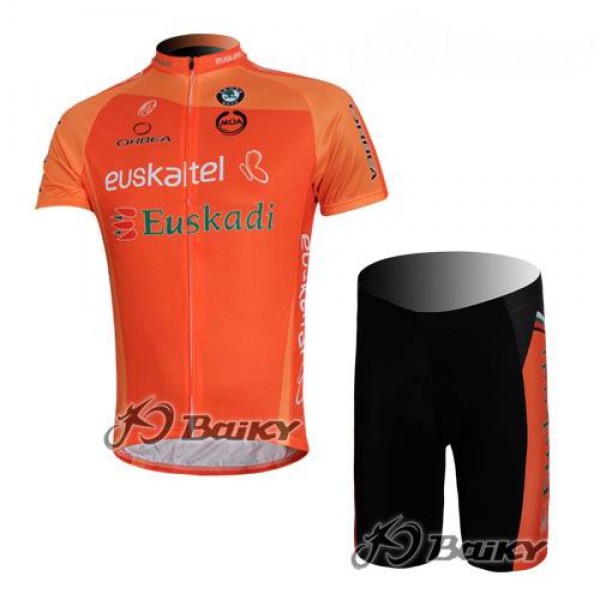Euskaltel-Euskadi Pro Team Radtrikot Kurzarm Kurz Radhose Kits Orange TWQY849 Euskaltel-Euskadi Pro Team Radtrikot Kurzarm Kurz Radhose Kits Orange TWQY849