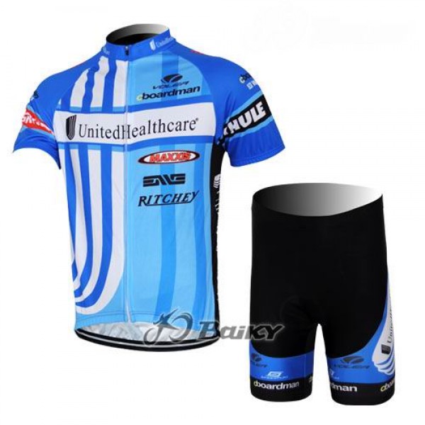 UnitedHealthcare Radbekleidung Radtrikot Kurzarm und Fahrradhosen Kurz Blau VRZK591 UnitedHealthcare Radbekleidung Radtrikot Kurzarm und Fahrradhosen Kurz Blau VRZK591