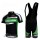 Cannondale Pro Team Radtrikot Kurzarm Kurz Trägerhose Kits Grün Schwarz XAMA875