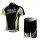Liquigas Cannondale Pro Team Radbekleidung Radtrikot Kurzarm und Fahrradhosen Kurz Schwarz Grün TNMI963