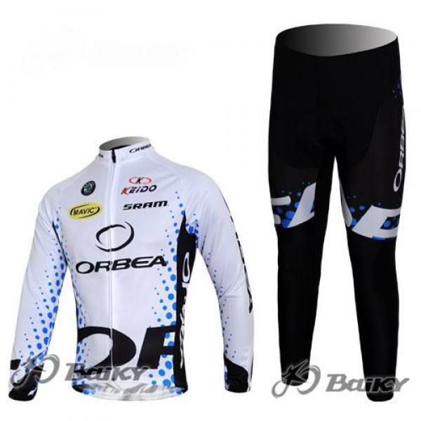 Orbea Pro Team Fahrradbekleidung Radtrikot Satz Langarm und Lange Fahrradhose Weiß JXXU877 Orbea Pro Team Fahrradbekleidung Radtrikot Satz Langarm und Lange Fahrradhose Weiß JXXU877