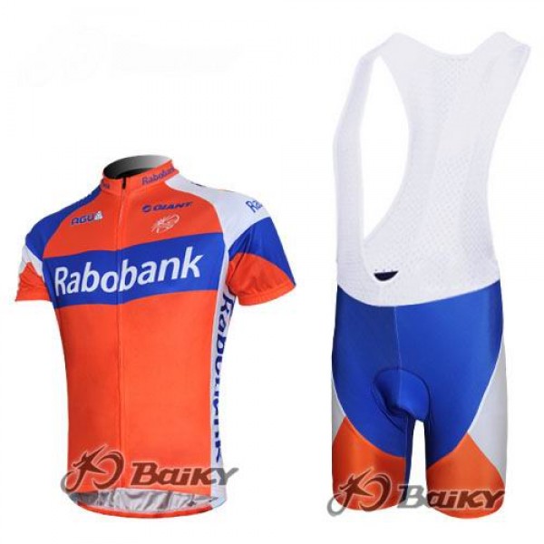 Rabobank Pro Team Fahrradbekleidung Satz Fahrradtrikot Kurzarm Trikot und Kurz Trägerhose Orange Blau ULIN616 Rabobank Pro Team Fahrradbekleidung Satz Fahrradtrikot Kurzarm Trikot und Kurz Trägerhose Orange Blau ULIN616