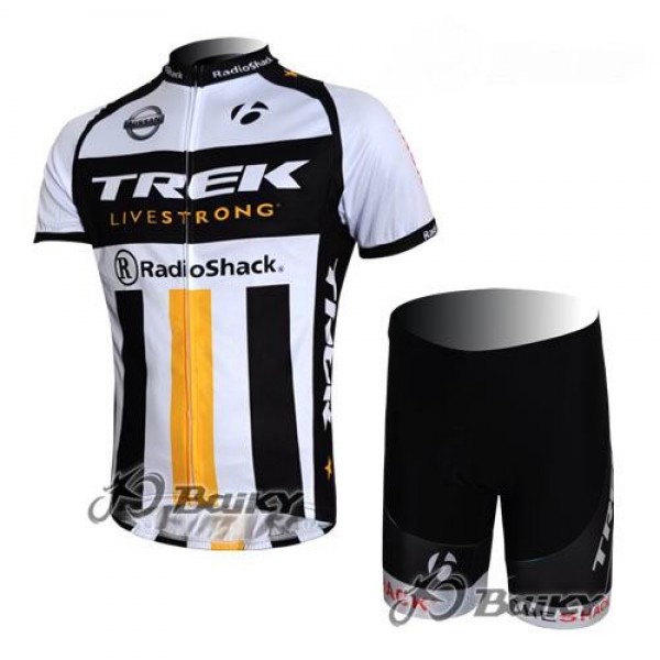 RadioShack Trek Nissan Livestrong Radbekleidung Radtrikot Kurzarm und Fahrradhosen Kurz Weiß Schwarz Gelb KNDH544 RadioShack Trek Nissan Livestrong Radbekleidung Radtrikot Kurzarm und Fahrradhosen Kurz Weiß Schwarz Gelb KNDH544