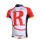 RadioShack Trek Pro Team Radtrikot Kurzarm Rot Weiß WHUU985