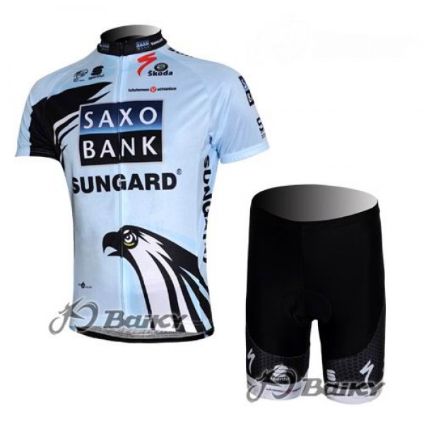 Saxo Bank Sungard Pro Team Radbekleidung Radtrikot Kurzarm und Fahrradhosen Kurz Weiß VTFF751 Saxo Bank Sungard Pro Team Radbekleidung Radtrikot Kurzarm und Fahrradhosen Kurz Weiß VTFF751