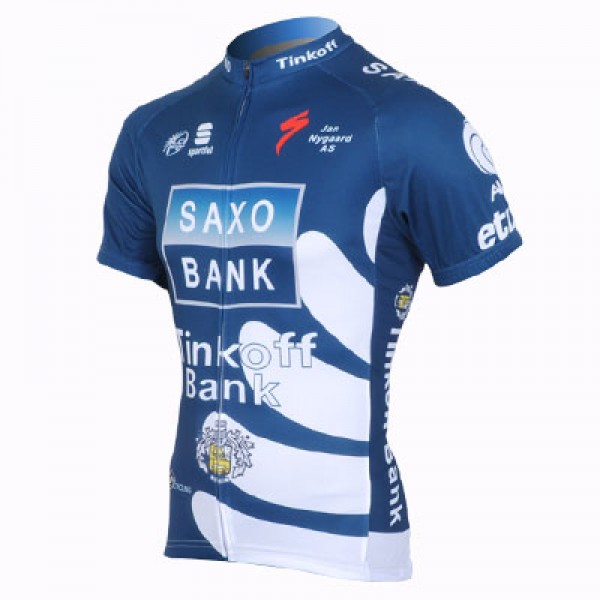 2013 Saxo Bank Tinkoff Pro Team Radtrikot Kurzarm Blau RMIB791 2013 Saxo Bank Tinkoff Pro Team Radtrikot Kurzarm Blau RMIB791