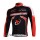 Subaru Peak Bar Team Fahrradtrikot Langarm Schwarz Rot GFWB373