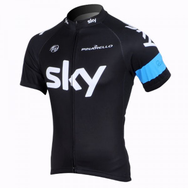 2013 Team Sky Radtrikot Kurzarm Schwarz Blau NVQA527 2013 Team Sky Radtrikot Kurzarm Schwarz Blau NVQA527