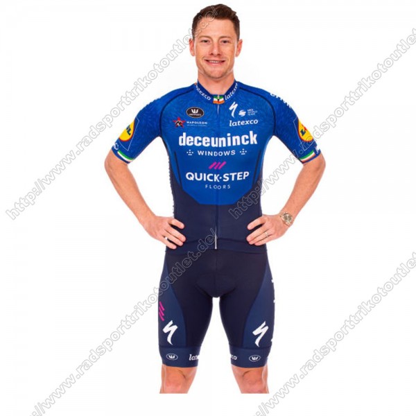 Profiteams Deceuninck quick step Irish 2021 Fahrradbekleidung Satz Radtrikot Kurzarm+Radhose VCVBY Profiteams Deceuninck quick step Irish 2021 Fahrradbekleidung Satz Radtrikot Kurzarm+Radhose VCVBY