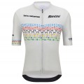 Bekleidung Herren Zurich 2024 Santini UCI Masters Weltmeister trikot-Grau Bekleidung Herren Zurich 2024 Santini UCI Masters Weltmeister trikot-Grau