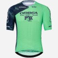 Bekleidung Herren Hiru Orbea Factory Team 2025 Lab Race Zipless trikot Bekleidung Herren Hiru Orbea Factory Team 2025 Lab Race Zipless trikot