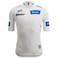 Bekleidung Herren Santini Weiß Tour de France 2025 Fan Linie trikot Bekleidung Herren Santini Weiß Tour de France 2025 Fan Linie trikot