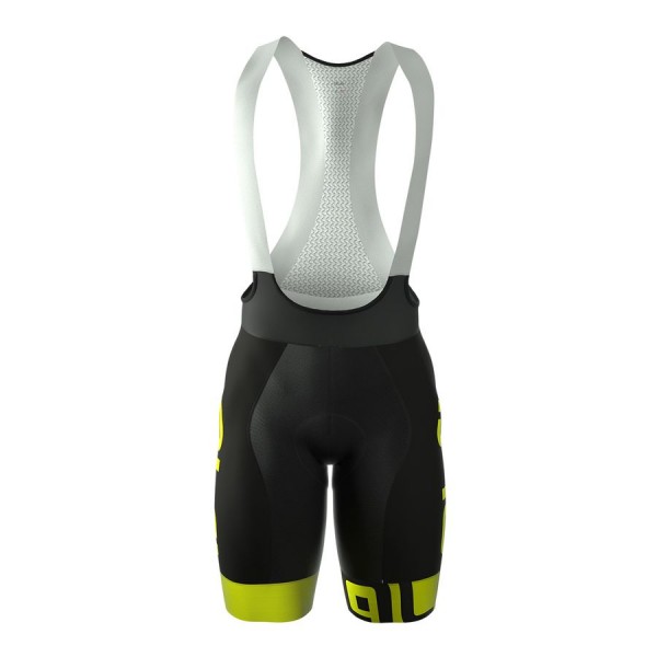 2016 Ale Graphics PRR Arcobaleno schwarz gelbs Fluo Fahrradbekleidung Kurz Trägerhose MACR228 2016 Ale Graphics PRR Arcobaleno schwarz gelbs Fluo Fahrradbekleidung Kurz Trägerhose MACR228