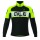 2016 ALE EXCEL WEDDELL Radtrikot Langarm-Schwarz GELB FLUO PCXI504