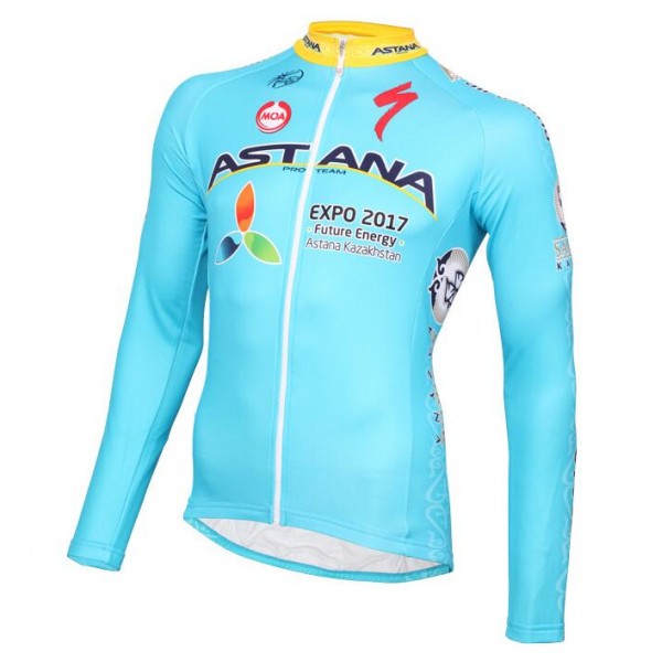 2016 ASTANA PRO TEAM Fahrradtrikot Langarm LNFB444 2016 ASTANA PRO TEAM Fahrradtrikot Langarm LNFB444