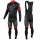 2016 Bianchi Milano Sorisole Schwarz-Rot Fahrradbekleidung Satz Radtrikot Langarm+Lang Trägerhose AJSN732