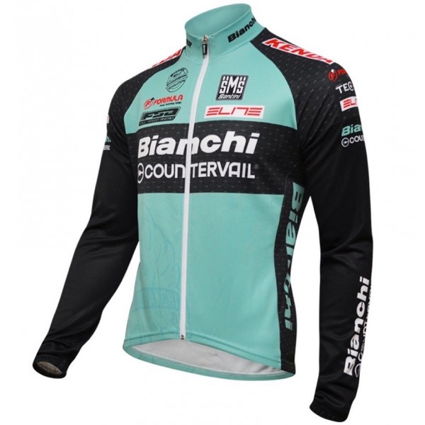2016 Bianchi MTB Grün Radtrikot Langarm HSCZ166 2016 Bianchi MTB Grün Radtrikot Langarm HSCZ166