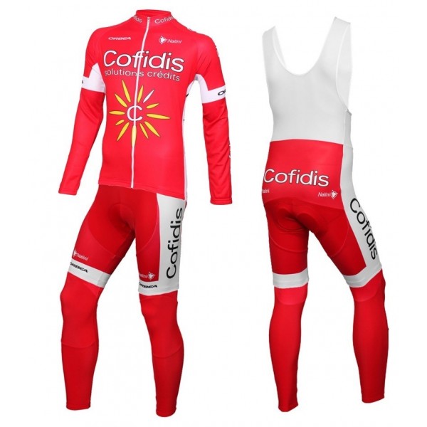 2016 Cofidis Team Fahrradbekleidung Satz Radtrikot Langarm+Lang Trägerhose AAYK849 2016 Cofidis Team Fahrradbekleidung Satz Radtrikot Langarm+Lang Trägerhose AAYK849