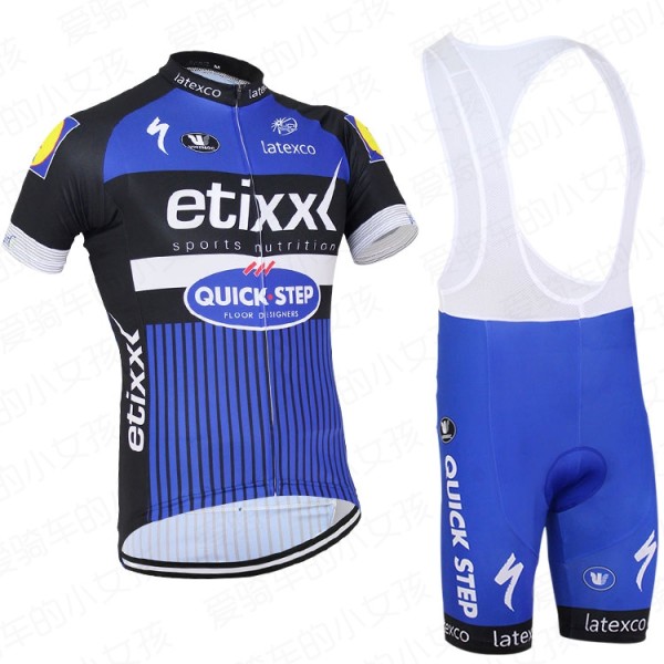 2016 2016 ETIXX-QUICK STEP Fahrradbekleidung Satz Fahrradtrikot Kurzarm Trikot und Kurz Trägerhose QCLJ916 2016 2016 ETIXX-QUICK STEP Fahrradbekleidung Satz Fahrradtrikot Kurzarm Trikot und Kurz Trägerhose QCLJ916