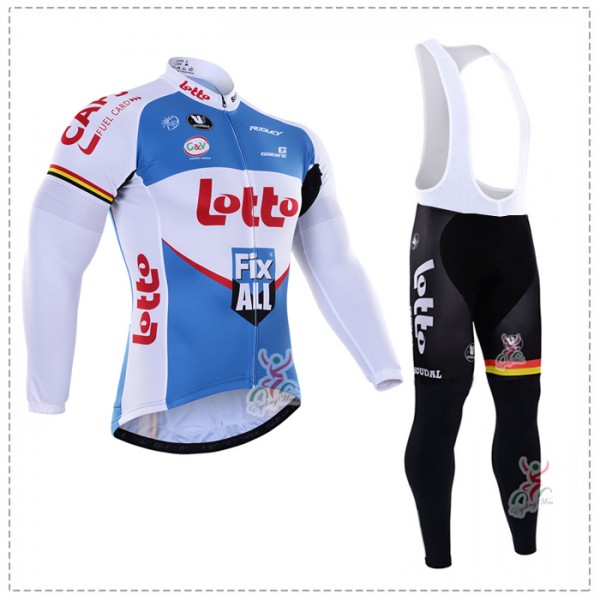 2016 Lotto Fix All Fahrradbekleidung Radtrikot Satz Langarm und Lange Trägerhose SYGS196 2016 Lotto Fix All Fahrradbekleidung Radtrikot Satz Langarm und Lange Trägerhose SYGS196