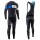 2016 Orbea Team Pro Schwarz-Blau thermisch Fahrradbekleidung Satz Radtrikot Langarm+Lang Trägerhose LBKA615