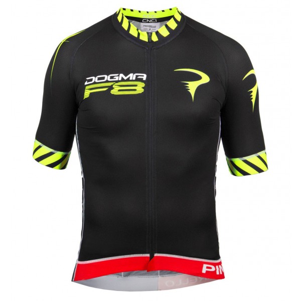 2016 Pinarello Dogma F8 schwarz-gelb Radtrikot Kurzarm LLAA283 2016 Pinarello Dogma F8 schwarz-gelb Radtrikot Kurzarm LLAA283