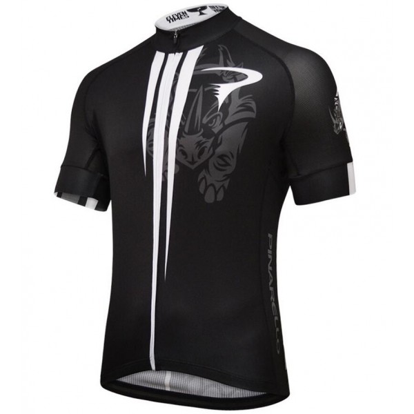 2016 Pinarello Rhino Radtrikot Kurzarm schwarz Weiß MMAP755 2016 Pinarello Rhino Radtrikot Kurzarm schwarz Weiß MMAP755