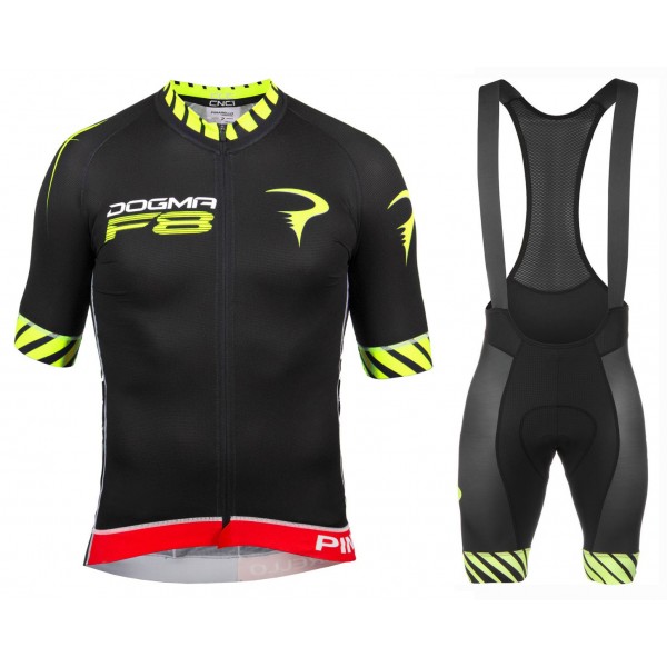 2016 Pinarello Dogma F8 schwarz-gelb Fahrradbekleidung Satz Radtrikot Kurzarm+Kurz Trägerhose MPZM126 2016 Pinarello Dogma F8 schwarz-gelb Fahrradbekleidung Satz Radtrikot Kurzarm+Kurz Trägerhose MPZM126