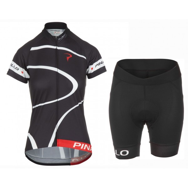 2016 Pinarello MIRA schwarz Damen Fahrradbekleidung Satz Radtrikot Kurzarm+Kurz Radhose PIRN402 2016 Pinarello MIRA schwarz Damen Fahrradbekleidung Satz Radtrikot Kurzarm+Kurz Radhose PIRN402