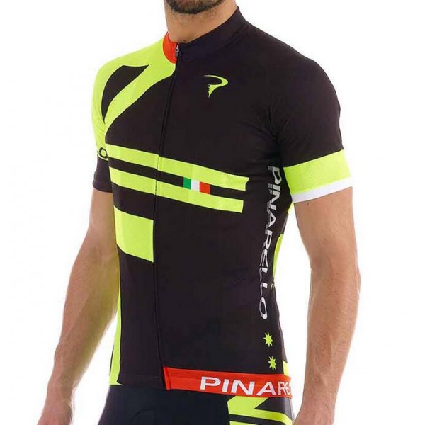 2016 Pinarello Fahrradbekleidung Kurzarm Radtrikot schwarz gelb WNGB887 2016 Pinarello Fahrradbekleidung Kurzarm Radtrikot schwarz gelb WNGB887