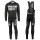 2016 Scott RC Schwarz-Grau Fahrradbekleidung Satz Radtrikot Langarm+Lang Trägerhose CGRS582
