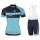2016 Scott RC Pro Tec rayon de miel schwarz blau Damens Fahrradbekleidung Satz Fahrradtrikot Kurzarm Trikot und Kurz Trägerhose