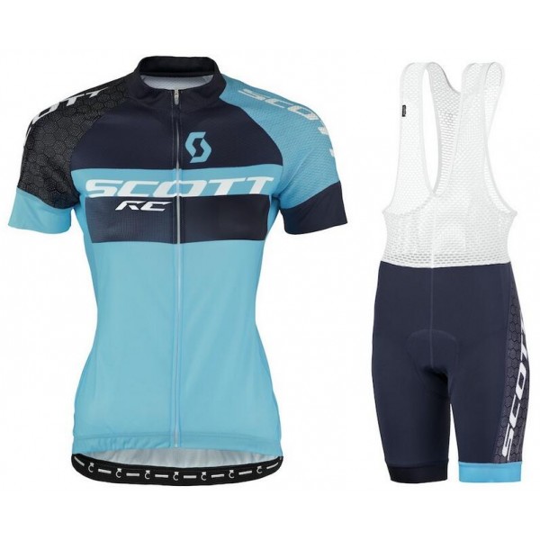 2016 Scott RC Pro Tec rayon de miel schwarz blau Damens Fahrradbekleidung Satz Fahrradtrikot Kurzarm Trikot und Kurz Trägerhose 2016 Scott RC Pro Tec rayon de miel schwarz blau Damens Fahrradbekleidung Satz Fahrradtrikot Kurzarm Trikot und Kurz Trägerhose