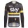 2016 Team Sky IV Schwarz-Gelb Radtrikot Langarm IFVX189
