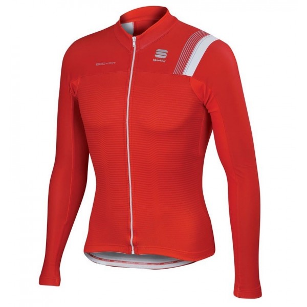 2016 Sportful JSW Rot Radtrikot Langarm FPAP967 2016 Sportful JSW Rot Radtrikot Langarm FPAP967