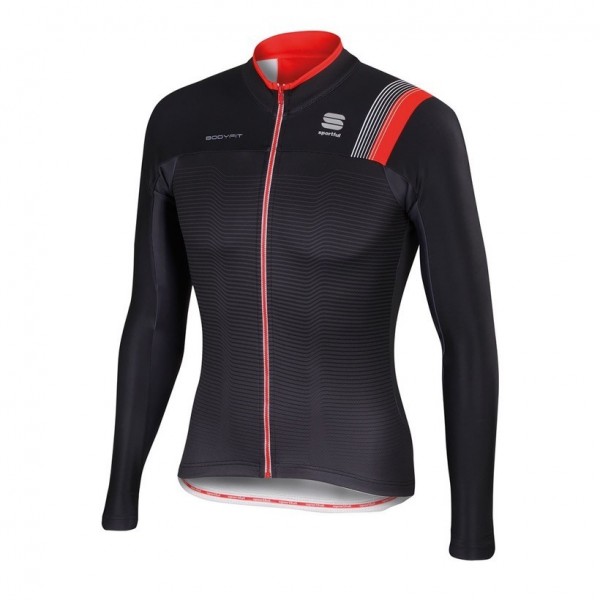 2016 Sportful JSW Schwarz Radtrikot Langarm NTPM985 2016 Sportful JSW Schwarz Radtrikot Langarm NTPM985