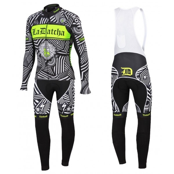 2016 Tinkoff Training Schwarz Fahrradbekleidung Satz Radtrikot Langarm+Lang Trägerhose HPQR634 2016 Tinkoff Training Schwarz Fahrradbekleidung Satz Radtrikot Langarm+Lang Trägerhose HPQR634