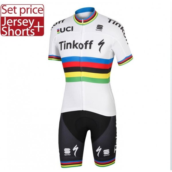 2016 TINKOFF World Champion Radbekleidung Radtrikot Kurzarm und Fahrradhosen Kurz QOBB320 2016 TINKOFF World Champion Radbekleidung Radtrikot Kurzarm und Fahrradhosen Kurz QOBB320