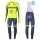 2016 Tinkoff Race Team thermisch Fahrradbekleidung Satz Radtrikot Langarm+Lang Trägerhose WUTJ179