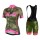 2017 Damen Ale Graphics PRR Camo Grün-Rose Fahrradbekleidung Satz Radtrikot Kurzarm+Kurz Trägerhose 949YHPM